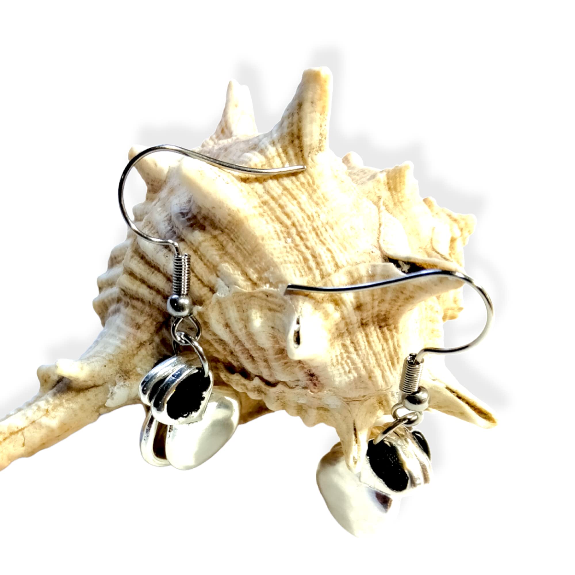 WORLD GOBLINS Joyería Flamenca con Castañuelas | Artesanía Andaluza Chapada en Plata de Ley; Gargantilla Colgantes Pendientes. Fabricado en España Regalos Mujer (Conj. Hilo Negro) - Imagen 3