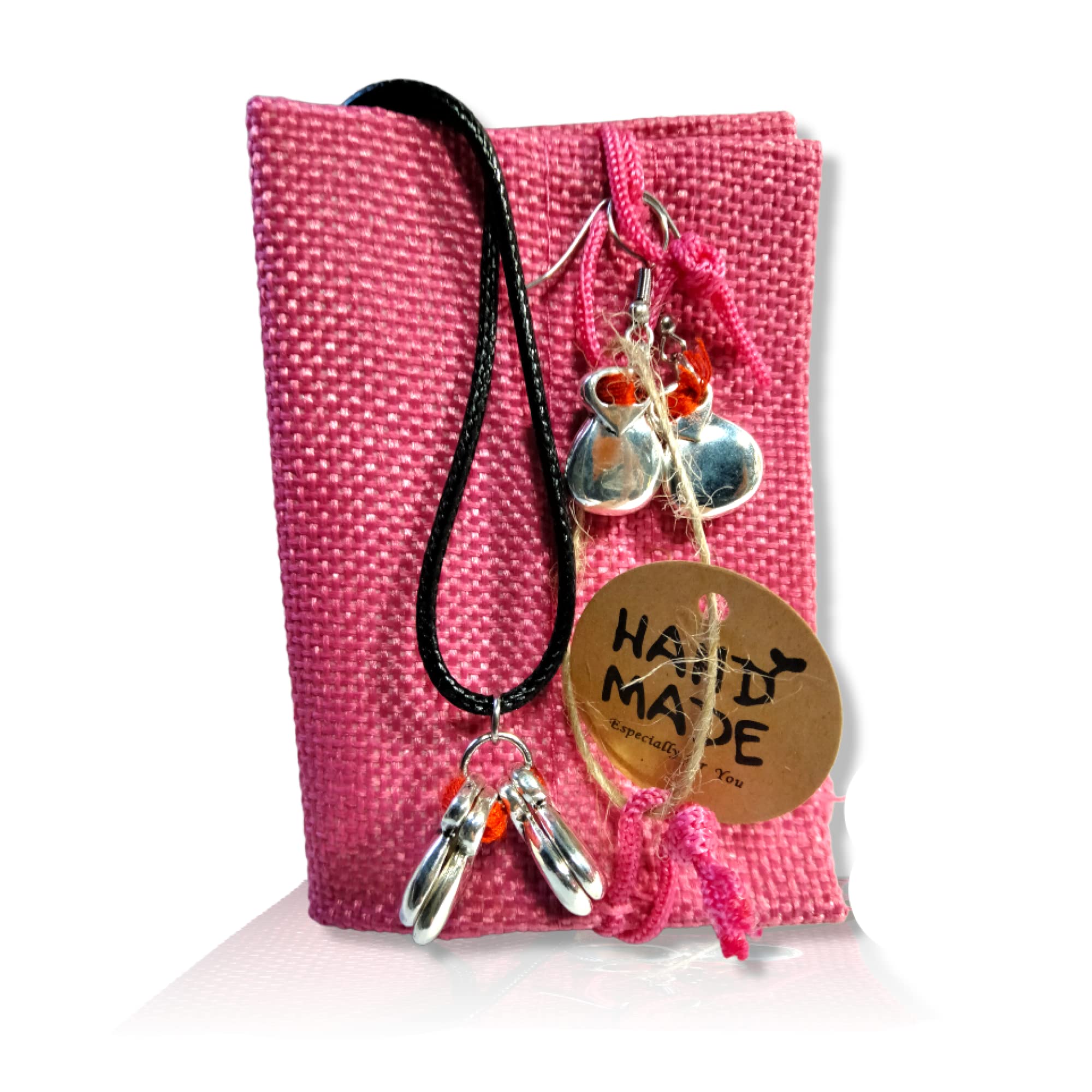 WORLD GOBLINS Joyería Flamenca con Castañuelas | Artesanía Andaluza Chapada en Plata de Ley; Gargantilla Colgantes Pendientes y Pulseras. Fabricado en España Regalos Mujer (Conj. Hilo Rojo) - Imagen 8