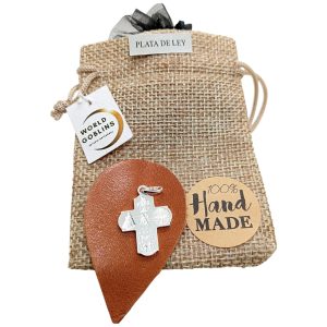 WORLD GOBLINS Colgante Cruz del Perdón en Plata de Ley 925, Medalla Devocional - Joyería Religiosa Espiritual Protección y Fe – Hecha a Mano en Córdoba. Joyería Regalo (925 Cruz del Perdón)